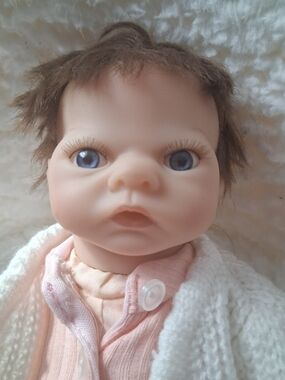 Ashton Drake Tiny Miracle Destiny Baby Girl Blue Eyes 10 Not Box W / COA